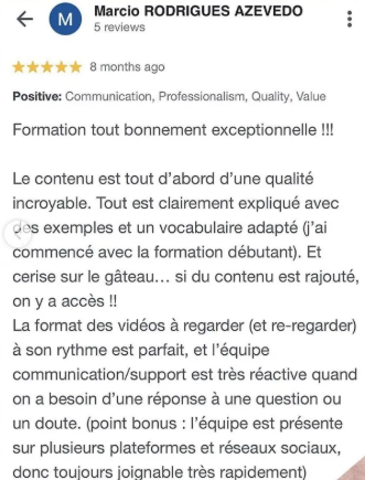 Avis Google
